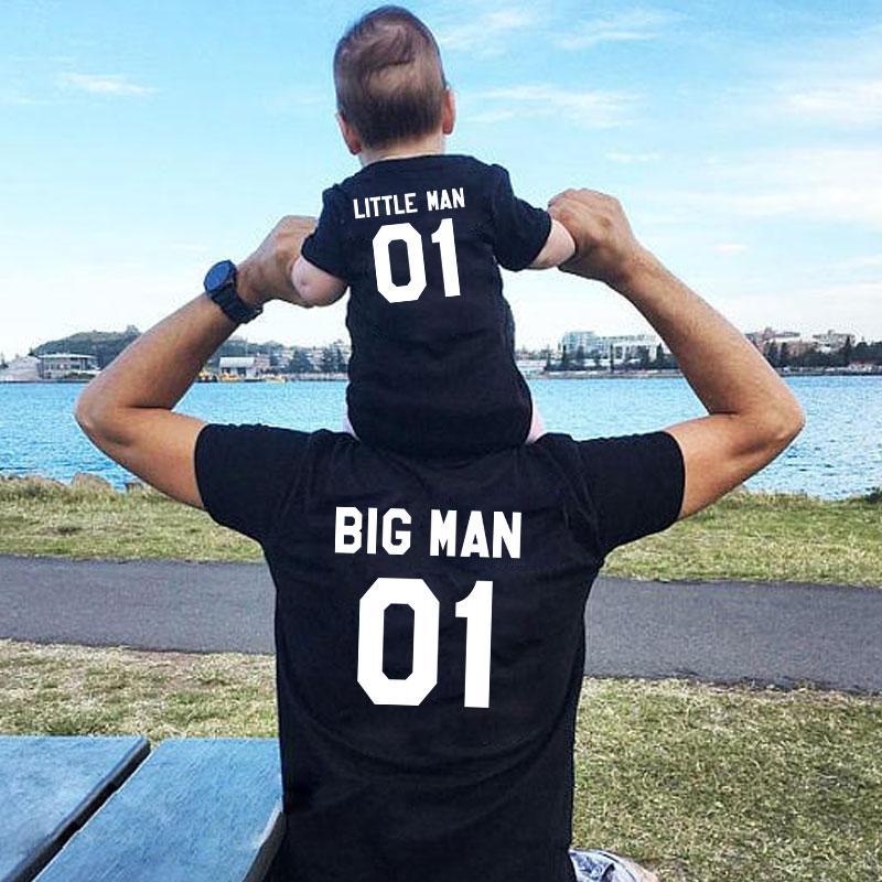 t shirt big man little man