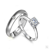 Bague pour Couple Solitaire