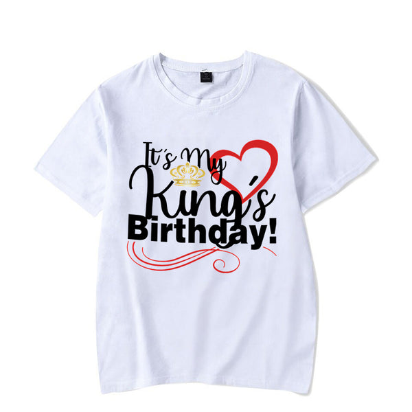 T Shirt Couple King Anniversaire