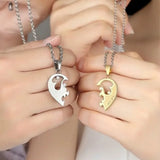 Collier Couple Coeur Love