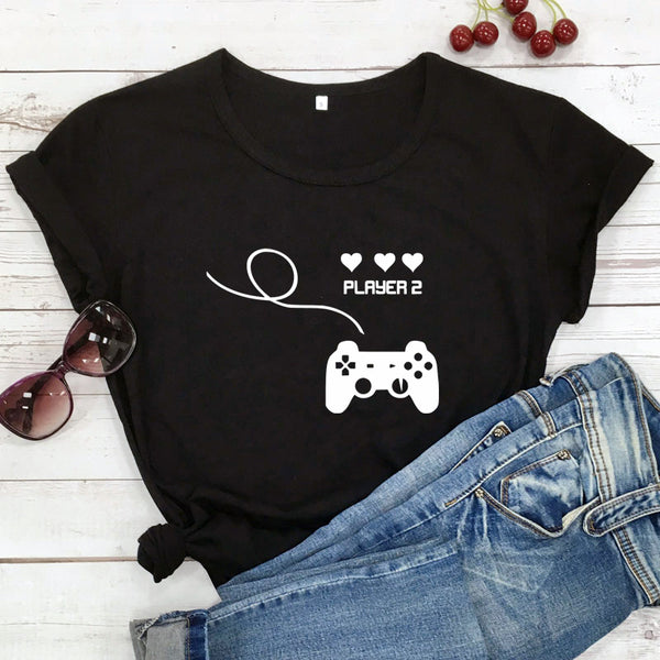 T Shirt Couple Jeux