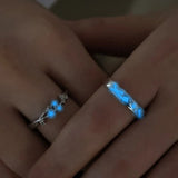 Bague Couple Etoile Fluo