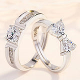 Bague Couple Noeud Papillon