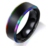 Bague Couple Noire