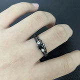 Bague Couple Pierre Noire