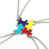 Collier 4 Meilleures Amies Puzzle