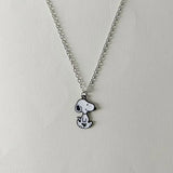 Collier Couple Chien Coeur