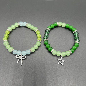 Bracelet Couple Vert