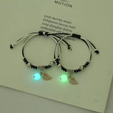 Bracelet Couple Fluo Feuille