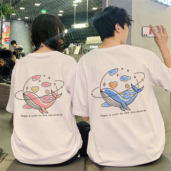 T Shirt Couple Dauphins