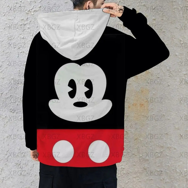 Sweat Couple Disney en Rouge et Noir