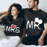 T Shirt Couple Mr Mrs Mickey