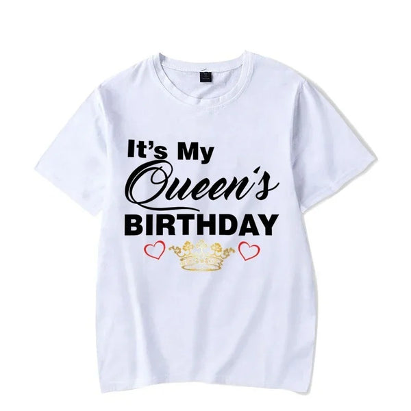 T Shirt Couple Roi Reine Anniversaire