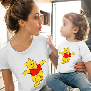 T Shirt Mère Fille Winnie en Courant