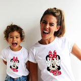 T Shirt Maman Fille Disney Minnie