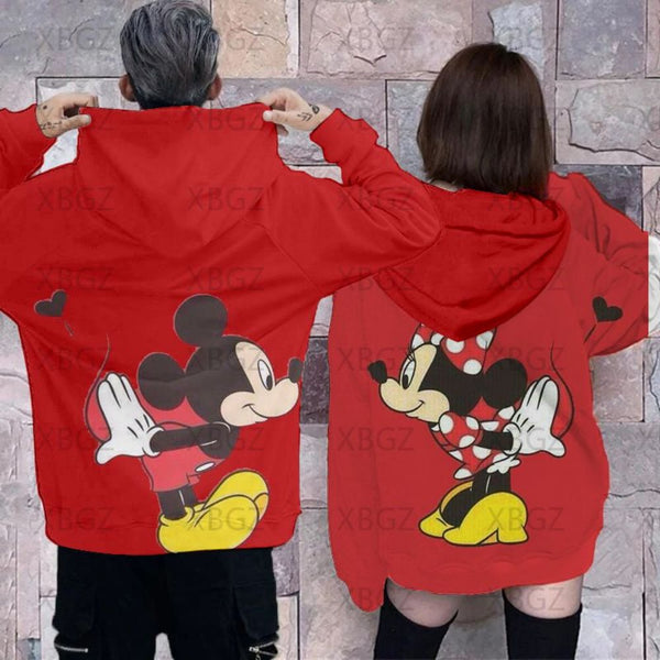 Sweat Couple Disney Rouge