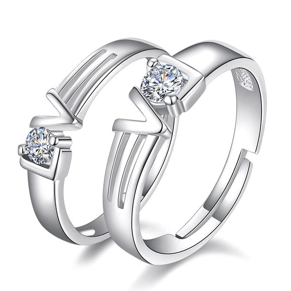 Bague Couple Ajustable LOVE