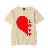 T Shirt Couple Coeur LOVE