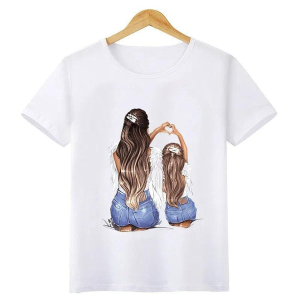 T Shirt Maman Fille Coeur