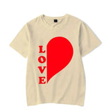 T Shirt Couple Coeur LOVE