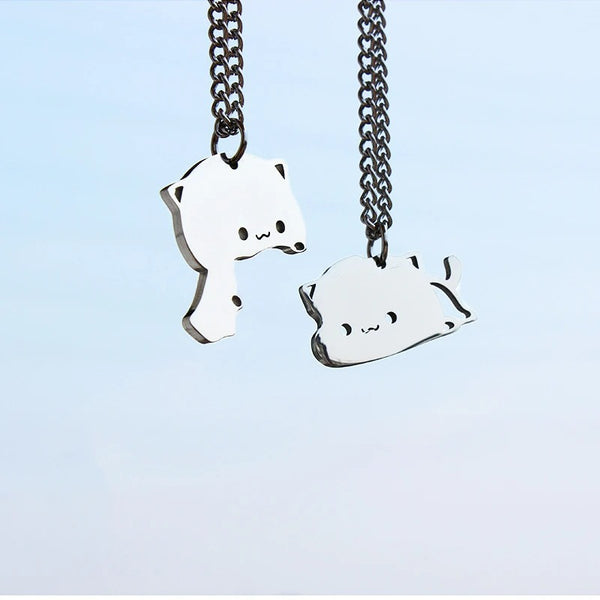 Collier Couple Chaton