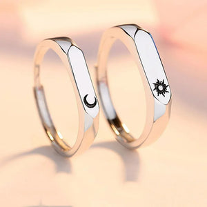 Bague Couple Soleil et Lune