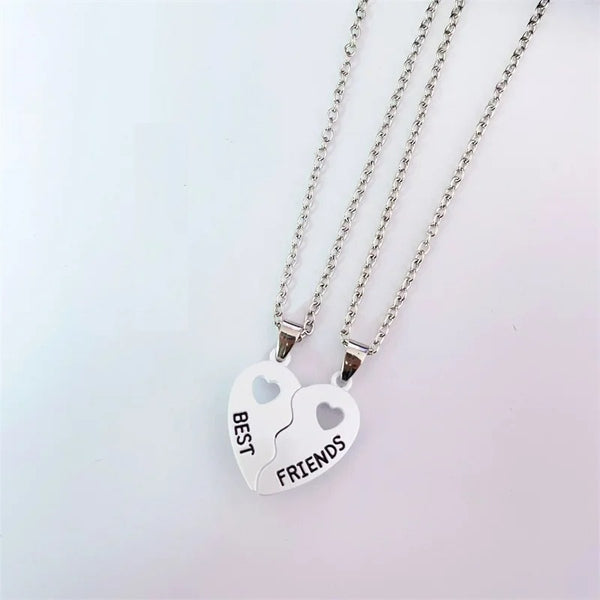 Collier Meilleures Amies Coeur Assorti