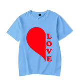 T Shirt Couple Coeur LOVE