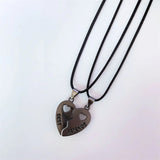 Collier Meilleures Amies Coeur Assorti