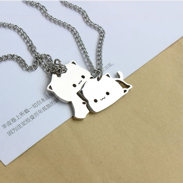 Collier Couple Chaton