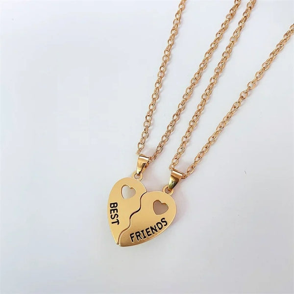 Collier Meilleures Amies Coeur Assorti