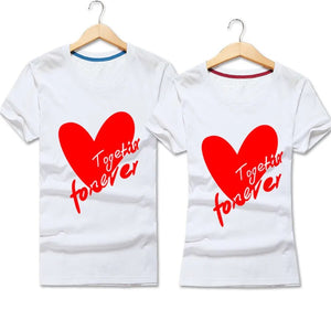 Tee Shirt Couple Grand Coeur