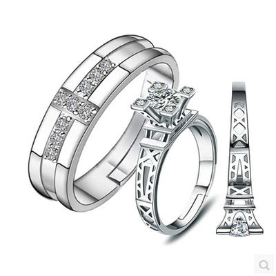 Bague Couple Tour Eiffel