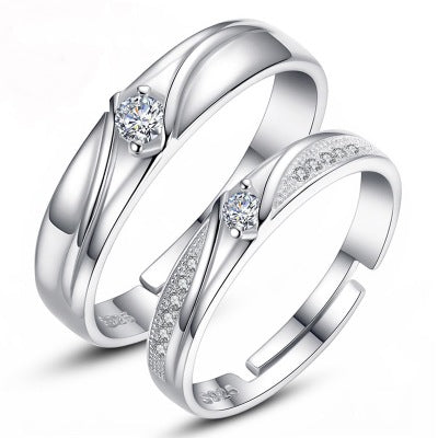 Bague Couple Pierre Solitaire