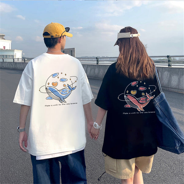 T Shirt Couple Dauphins