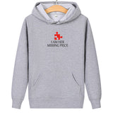 Sweat Couple Grand Amour Homme Gris