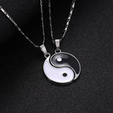 Collier d'Amitié Pour 2 Yin et Yang Style 6