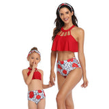 Maillot de Bain Mère Fille Haut Original