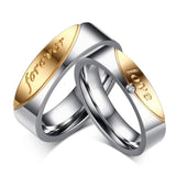 Bague Couple Avec Gravure