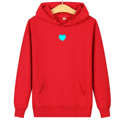 Sweat coeur online rouge