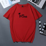 T Shirt Couple King Queen Disney - King Rouge