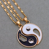 Collier d'Amitié Pour 2 Yin et Yang Style 8