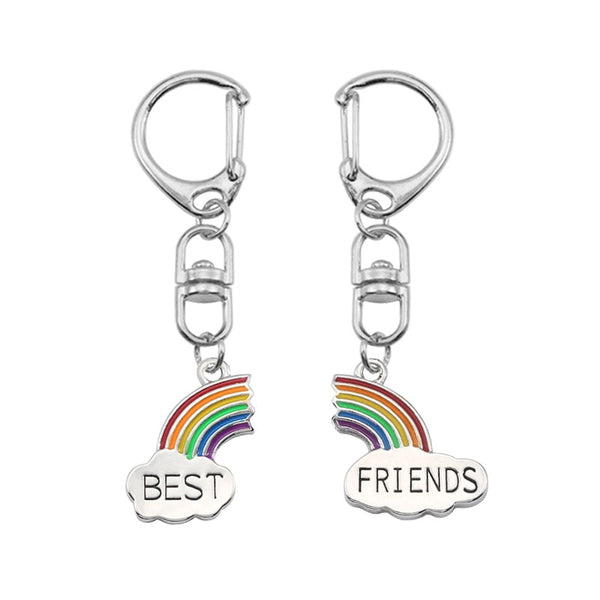 Porte-Clé Best Friends Arc en Ciel