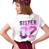 T-Shirt Meilleure Amie Sister 02 Nébuleuse - MatchingMood
