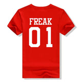 T-Shirt freak rouge
