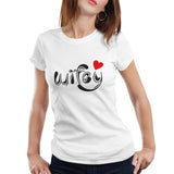 T-Shirt Wifey Blanc