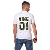 T-Shirt Couple King Camouflage - MatchingMood