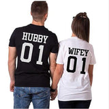 T Shirt Number One pour Couple - MatchingMood