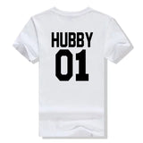 T Shirt Couple Number One Hubby 01