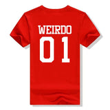 T-Shirt Weirdo rouge